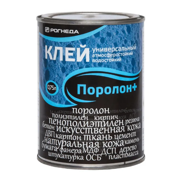 Клей Рогнеда "Поролон+" каучуковый, 0.75л : фотография 1