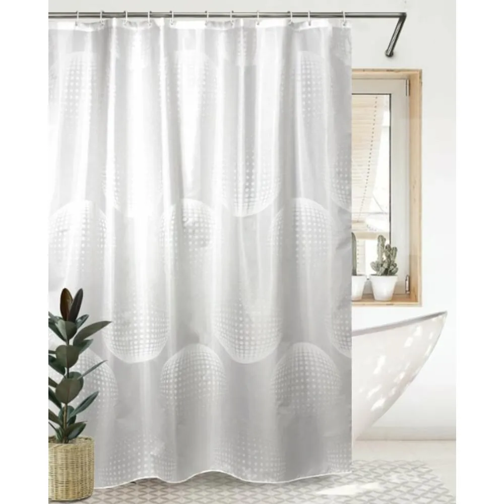 Занавеска-штора для ванн BATH Moon Dot III, 180х200 ch21308: фотография 1 превью