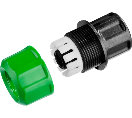 Зажим цанговый резьба внешняя-шланг, 1/2" x 1/2", Росток: фотография 1 превью