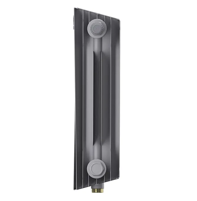 Радиатор биметаллический Royal Thermo PianoForte 300 VDR /Silver Satin 8 секций: фотография 4 превью