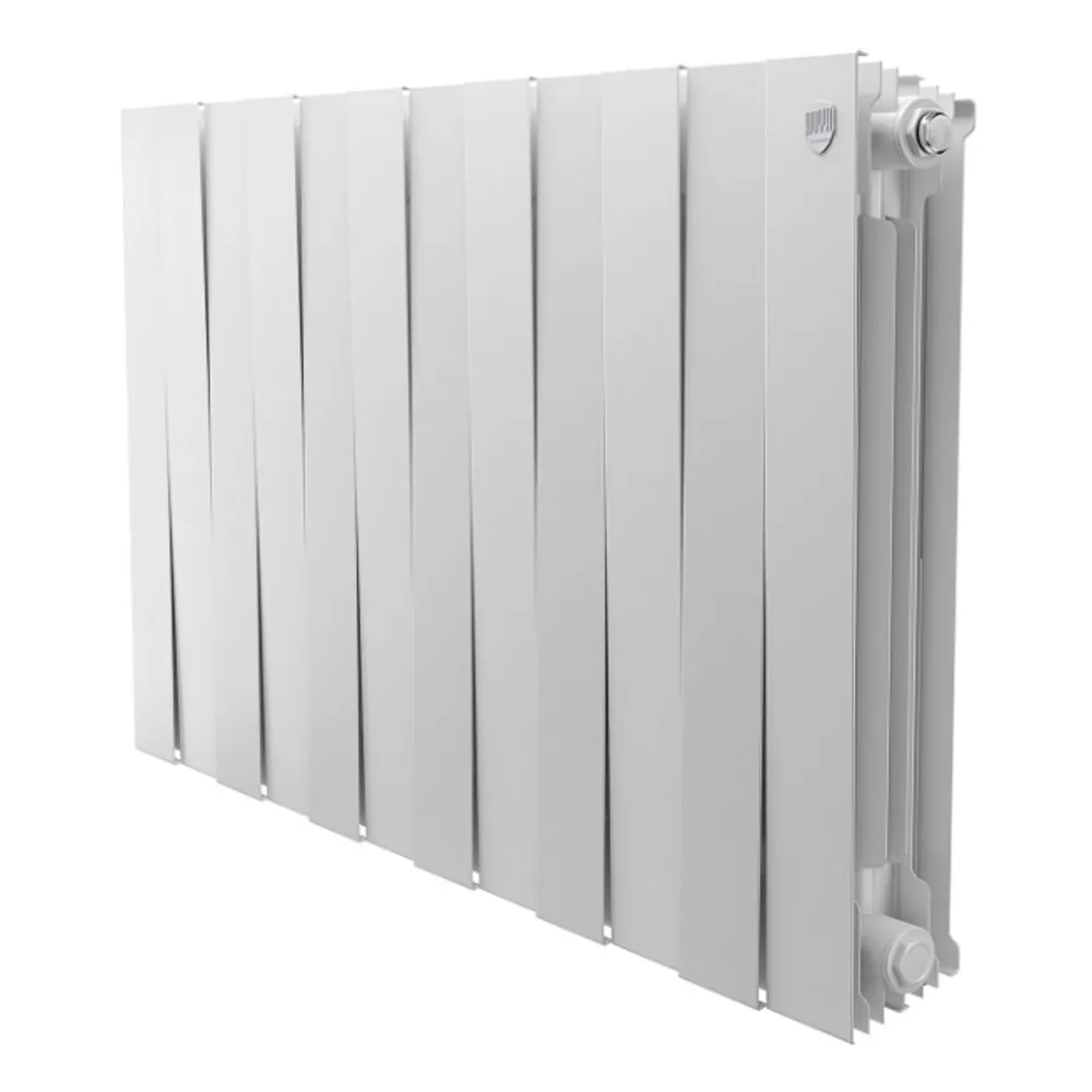Радиатор биметаллический Royal Thermo PianoForte 500/Bianco Traffico 12 секций: фотография 1