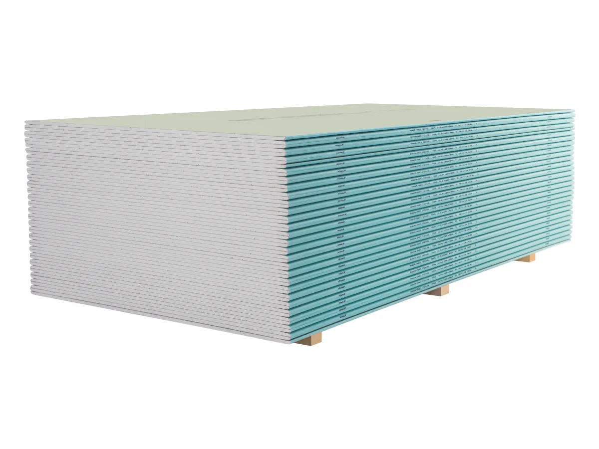 Гипсокартонный Кнауф-лист влагостойкий  2500х1200х12,5мм : фотография 4 превью