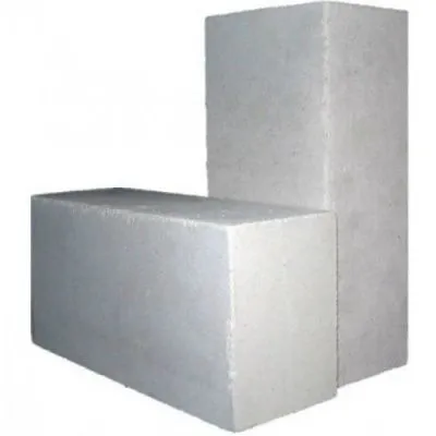 Кирпич рядовой силикатный  полуторный полнотелый 250х120х88мм КСУРПо М-150 белый : фотография 1