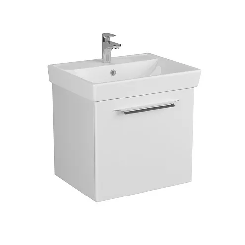 Тумба DIBORG Lande Q 60 1 ящик белая матовая 77.2213: фотография 1