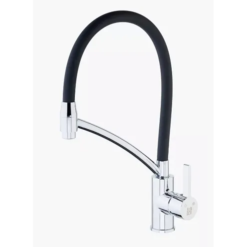 Смеситель для кухни Sanday SD567704-07 черный: фотография 1