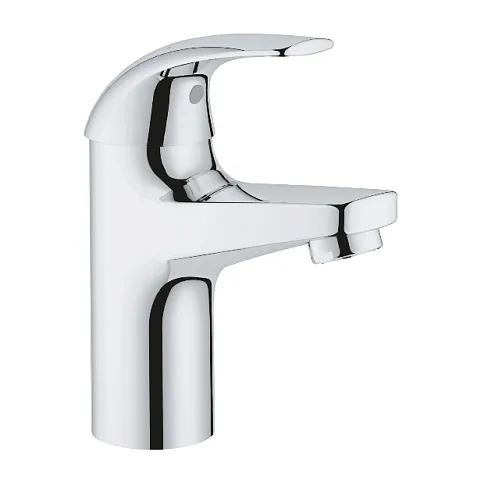 32848000 BauCurve Смеситель для раковины, гладкий корпус (новая модель, замена арт. 23165000), хром: фотография 1