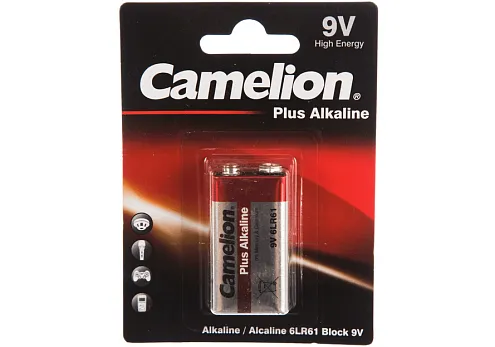 Элемент питания алкалиновый "крона" 6LR61-BP1 (блист.1шт) Camelion 1655: фотография 1