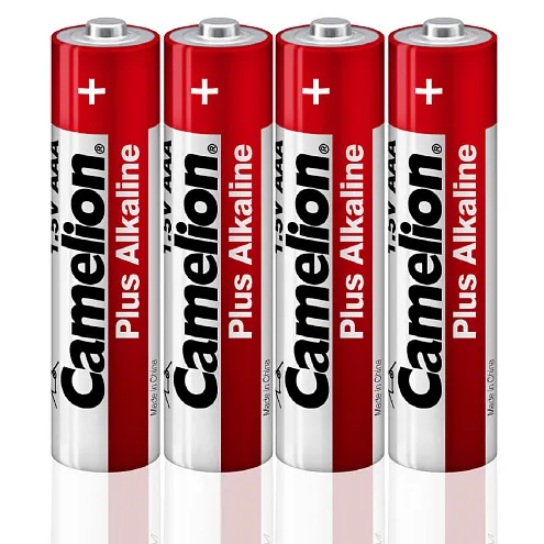 Элемент питания алкалиновый AAA/LR03 1.5В Plus Alkaline LR03-SP4 (уп.4шт) Camelion 12553: фотография 1