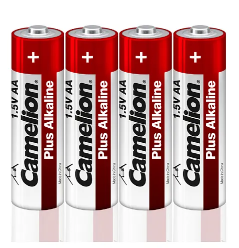 Элемент питания алкалиновый AA/LR6 1.5В Plus Alkaline LR6-SP4 (уп.4шт) Camelion 12554: фотография 1