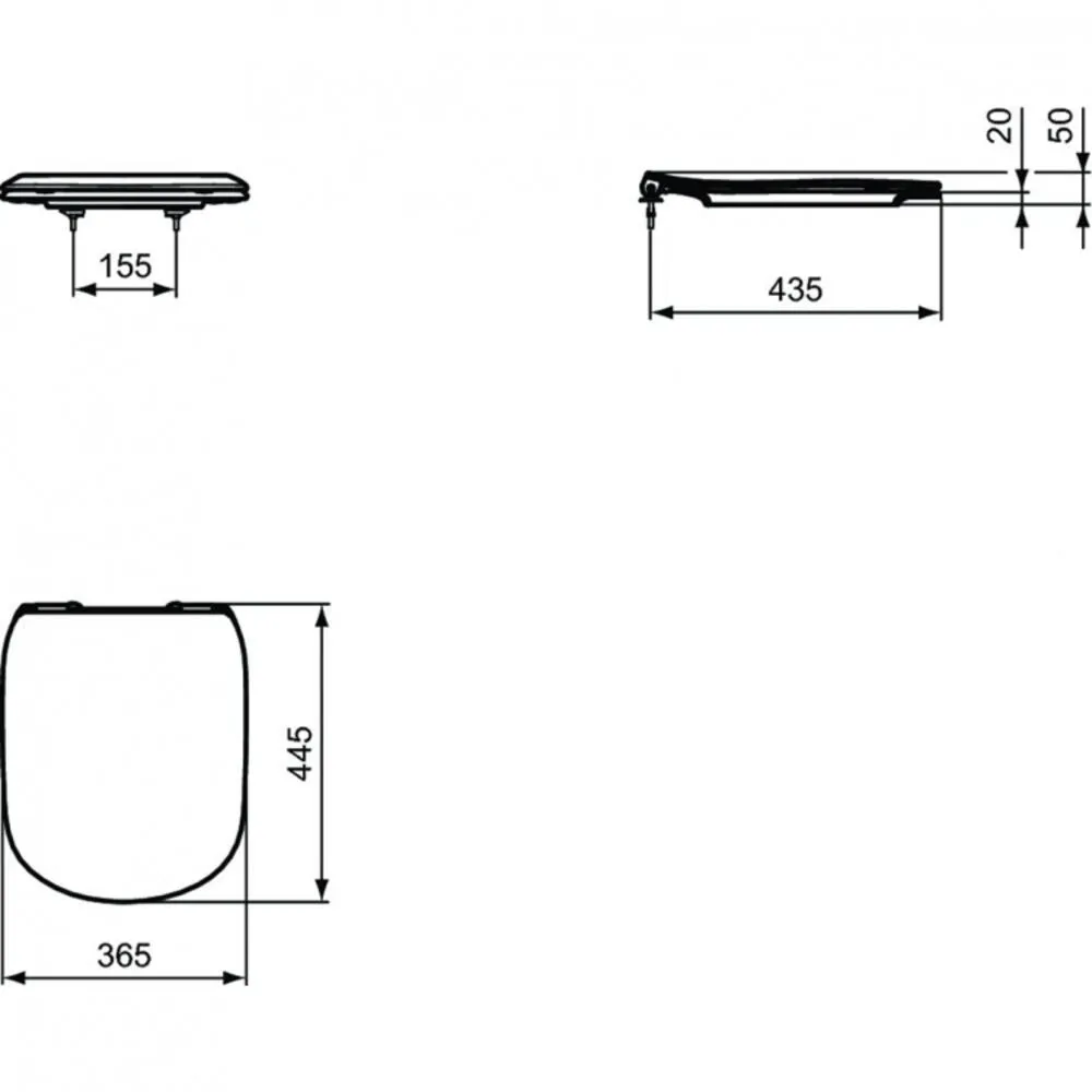 Крышка-сиденье для унитаза Ideal Standard Tesi T352701 купить в Кирове по  цене 11 275 руб. — характеристики, отзывы в интернет-магазине СтройРемо