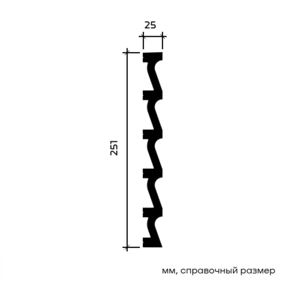Декоративные панели 6.59.801 размеры 250х25х2000 мм купить в Кирове по цене  2 970 руб. — характеристики, отзывы в интернет-магазине СтройРемо